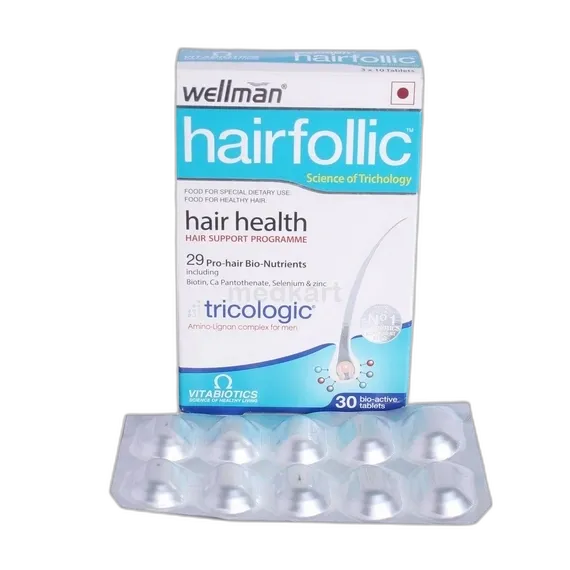 wellman hairfollic tablet 10's